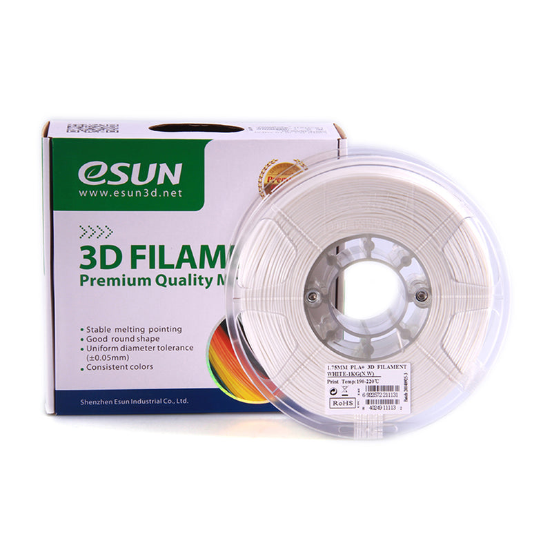 eSUN 1.75mm 1KG/Spool(2.2lb) Upgraded PLA+ Filament for 3D Printer RepRap