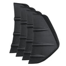 4Pcs Universal PVC Car Rear Bumper Diffuser Scratch Protector Cover Molding Trim