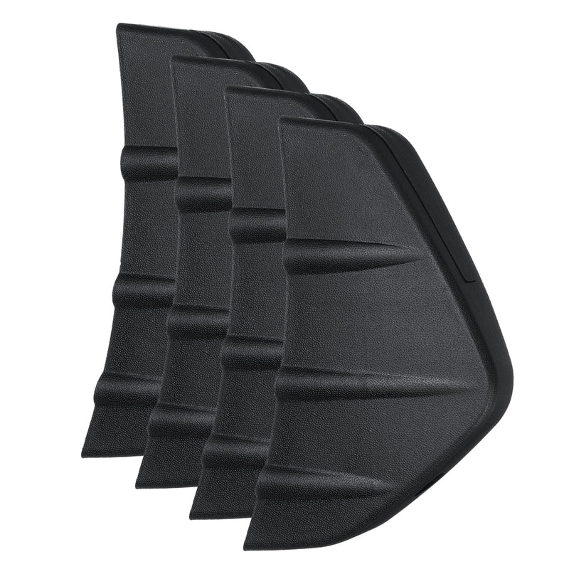 4Pcs Universal PVC Car Rear Bumper Diffuser Scratch Protector Cover Molding Trim