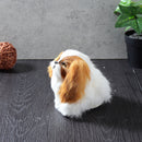 Cute Puppy Lifelike Simulation Dog Stuffed Plush Toy Realistic Home Desk Decoration