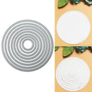 8PCS Ring Metal Die Cutting DIY Scrapbook Photo Paper Card Gift Party Decor