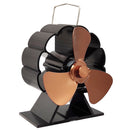 Bakeey 3-leaf Heat Fireplace Fan Powered Home Efficient Heat Distribution Low Noise