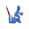 Multifunctional Toilet Shape Tape Dispenser Office Stationery Magnetic Storage Box Pen Holder
