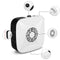 700W 220V Mini Electric Heater Fan Low Noise Warm Air Blower for Office Home Desktop Floor