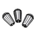 3pcs ER16 1/16 1/8 1/4 Inch Spring Collet Set For Engraving Machine Milling Lathe Tool