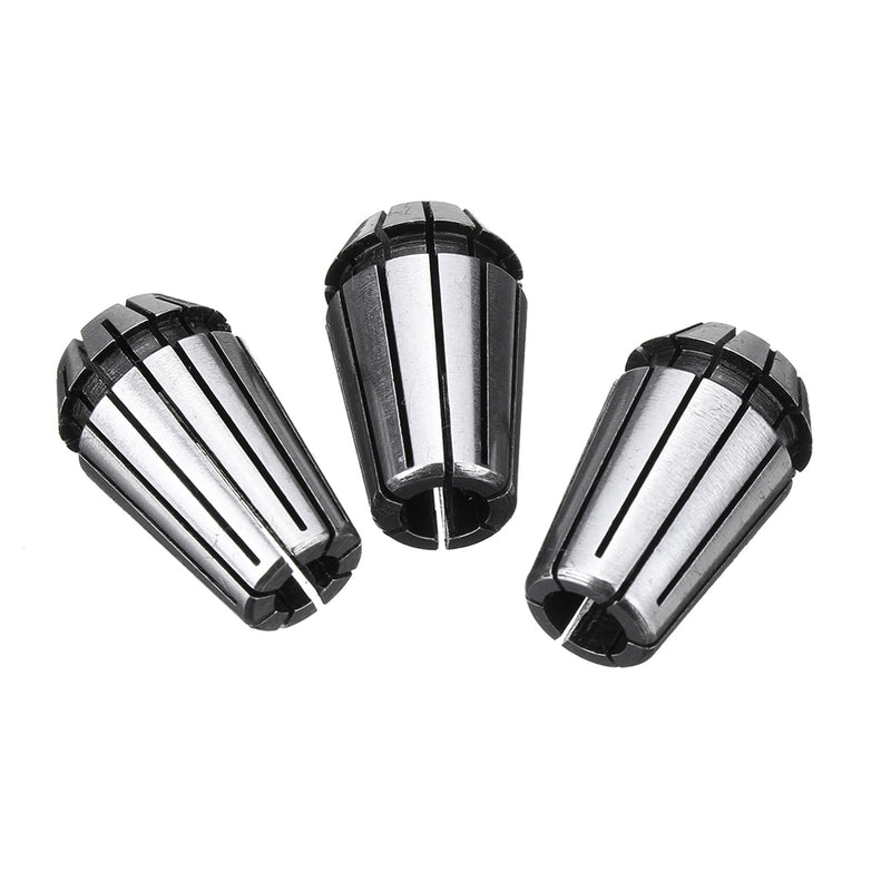 3pcs ER16 1/16 1/8 1/4 Inch Spring Collet Set For Engraving Machine Milling Lathe Tool