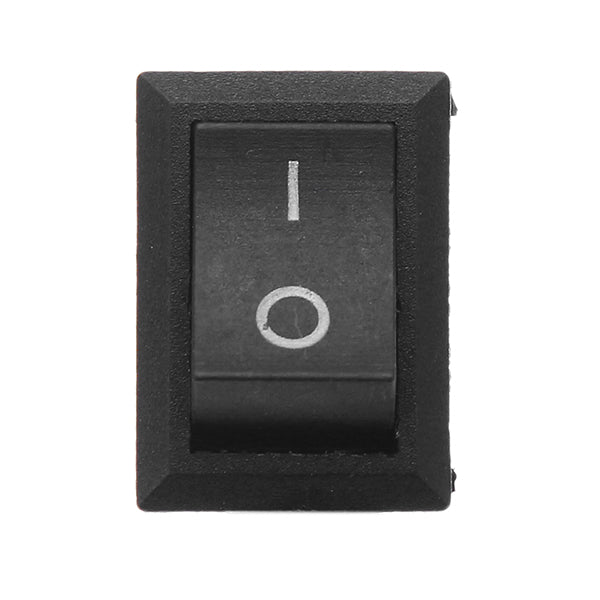 10pcs Rocker Switchs Copper Boat Rocker Switch 2-Pin Plastic Button ON/Off SPST