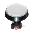 5Pcs White LED Light 60mm Arcade Video Game Player Push Button Switch