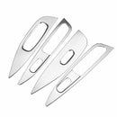 Left Hand Silver Door Armrest Cover Window Switch Panel Trim Car Moulding Trim Strip For Nissan Rogue 2014-2019