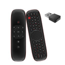Wechip W2 Air Mouse Russian Keyboard  2.4g 6 Axis Gyroscope with TouchPad Anti-Lost Function Fly Air Mouse Per Android Tv Box /Mini Pc/Tv/Win 10