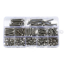 Suleve M4SH4 180Pcs M4 304 Stainless Steel Screw Hex Socket Cap Head 6-35mm Bolt Assortment Kit