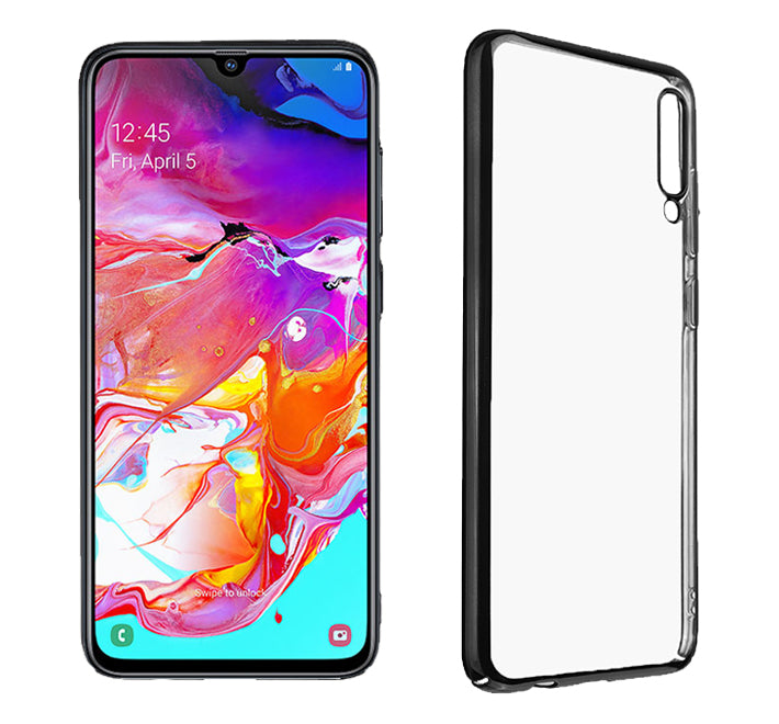 Bakeey Plating Transparent Anti-Scratch PC Back Cover Protective Case for Samsung Galaxy A70