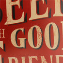 Beer Sheet Metal Drawing Metal Painting Tin Shop Pub Wall Tavern Poster Sign