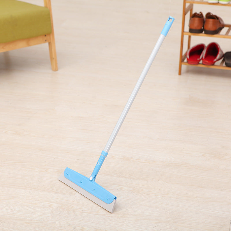 Mannual Magic Dust Hair Bathroom Wiper Broom Handle Blade Cleaning Brush Sweep Rubber Sweep Cleaner