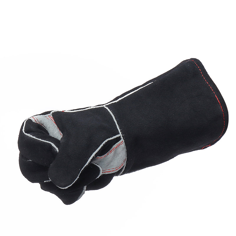 Welding Glove Cow Leather Cowhide Extreme Heat &Fire Resistant Kevla r Stitching