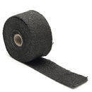 5M Black High Heat Insulation Fiber Glass Wrap Exhaust Header Pipe Tape