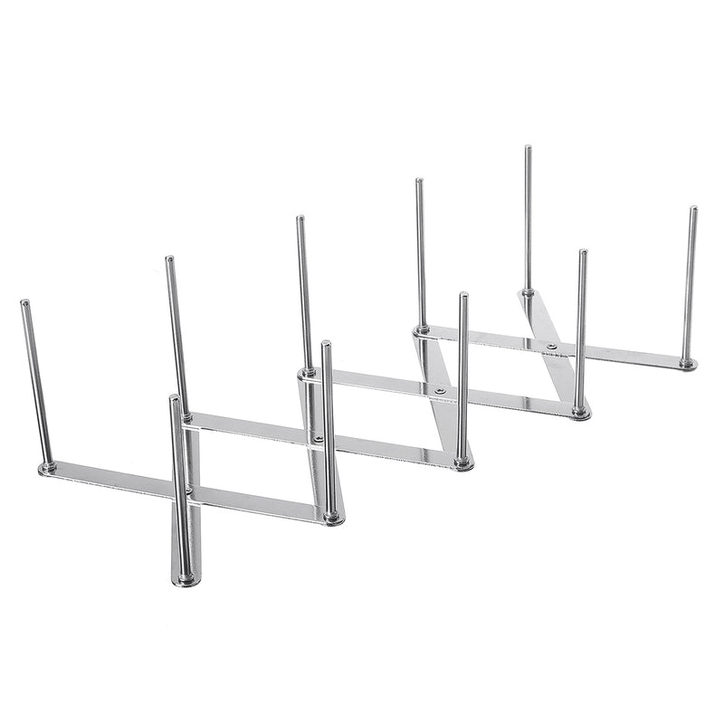 Stainless Steel Kitchen Storage Rack Adjustable Retractable Kitchen Pan Pot Organizer
