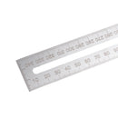 Drillpro Blue Aluminum Alloy Multifunction Revolutionary Carpentry Tool Woodworking Measuring Square Angle Ruler Triangle Ruler Angle Line Scribing Ruler Protractor