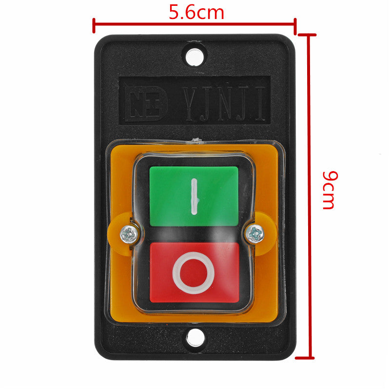 AC 220/380V 10A ON/OFF Water Proof Push Button Machine Drill Switch