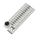 5Pcs 2x13 USB Mini Spectrum Green LED Board Voice Control Sensitivity Adjustable