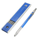 2.0 mm 2B Lead Holder Metal Mechanical Drafting Drawing Pencil 12PCs Leads