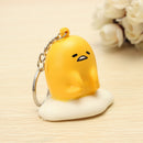 Simulation Egg Yolk Resin Crafts Ornaments With String For Cell Phone Decoration Toys