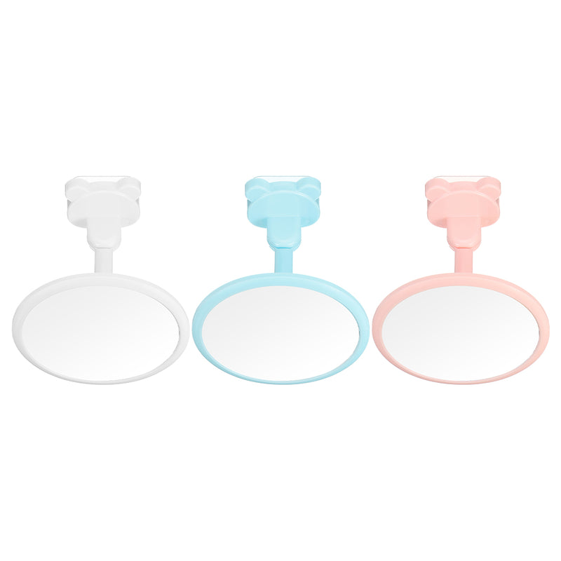 360 Rotation Suction Cup Fogless Shower Shaving Shave Bathroom Mirrors