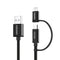 CHOETECH 2 in 1 2.4A Micro USB Lightning for Nylon Data Cable for iPhone 7 Plus Xiaomi Note 4