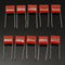 100Pcs 10 Values 1000V 0.001uf~0.12uf CBB Metal Film Capacitors Assortment Kit