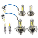 Car Halogen Headlights Bulbs H1 H3 H4 H7 Driving Fog Lamp 60/55W 12V Amber 2Pcs