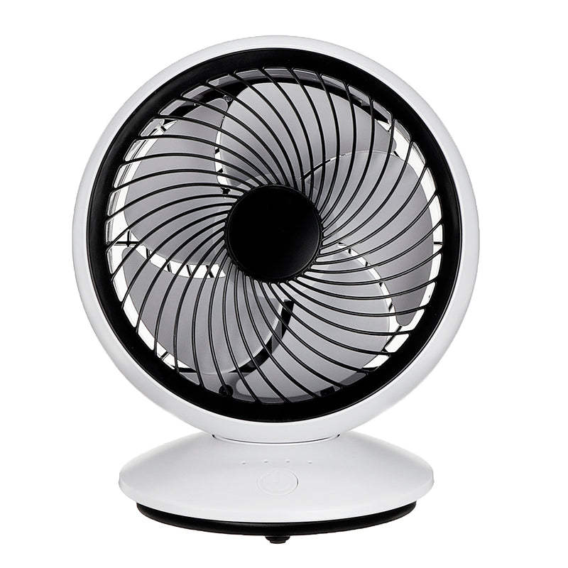 AUGIENB USB Rechargeable Portable Desk Strong Cooling Fan 270 Automatic Rotation