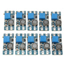 10 Pcs Step Up Power Spply Module 2A 2V-24V DC-DC Booster Power Module