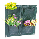 4/8/16 Pockets Vertical Garden Plant Growing Container Bag Greening Flower Wall Hanging Planter