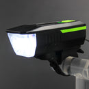 XANES XL39 600LM 2 In 1 140dB Horn Bike Front Light USB Rechargeable 3 Modes Waterproof Warning Night Light