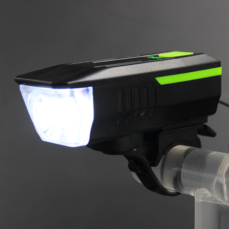 XANES XL39 600LM 2 In 1 140dB Horn Bike Front Light USB Rechargeable 3 Modes Waterproof Warning Night Light