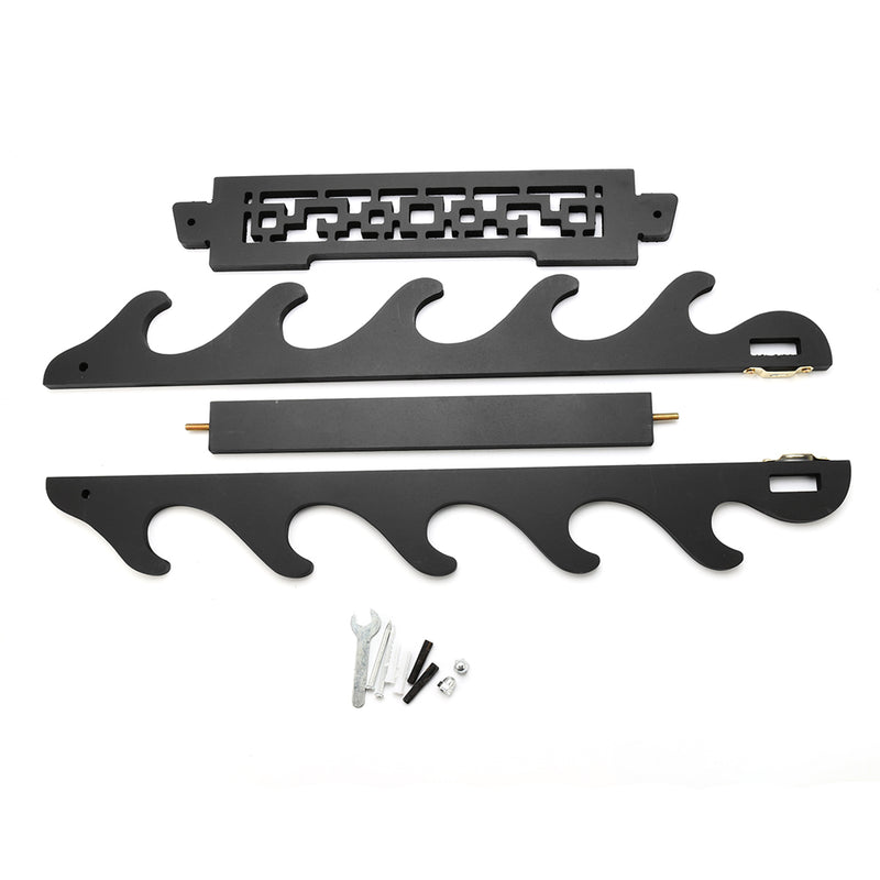 5 Tiers Wall Hanging Decor Samurai S word Holder Katana Holder Stand Hanger Frame Bracket Rack