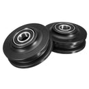 2Pcs Sliding Barn Door Wheel 70x34x15mm POM Lifting Pulley Accessories