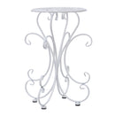 Metal Outdoor Indoor Pot Plant Stand Garden Decor Flower Rack Wrought Iron