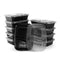 10Pcs Meal Prep Containers Plastic Kitchen Food Storage Reusable Microwavable Lunch Box