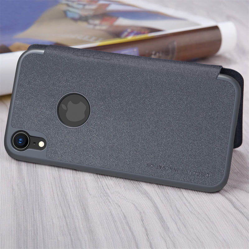 NILLKIN Flip Shockproof PU Leather + Hard PC Full Body Cover Protective Case for iPhone XR