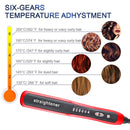 Quick Heated Beard Straightener Brush Multifunctional Hair Comb Curling Show