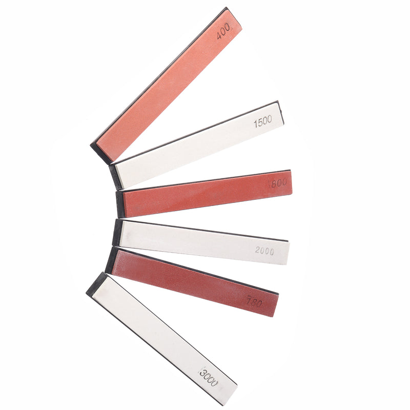 6 Pcs Sharpening Stone Set Whetstone Set Oilstone Grindstone Polishing Sharpener Sander