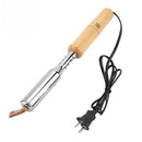 220V Electric Soldering Iron with Chisel Tip And Wood Handle Solder Station Repair Tool Large Power