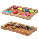 Montessori Locks and Keys with Bamboo Tray Practical Life Material Educational Toys for Children Preschool Learning Materials