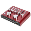 Bakeey V8 Pro Sound Card Audio External USB Headset Microphone Live Broadcast Sound Card for Mobile Computer Audio Interface