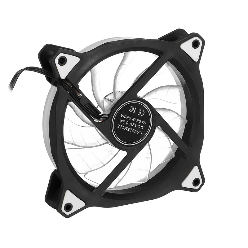 120mm PC Computer Case Fan Cooler Cooling Heatsink Ultra Silent 4 Color LED Light