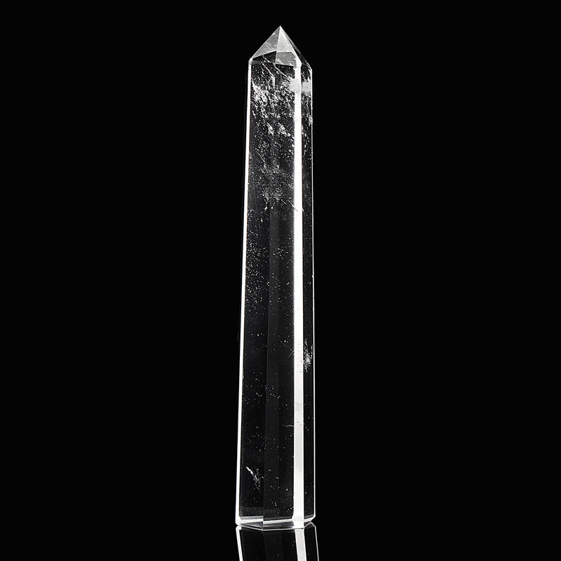 50g 100% Natural Clear Quartz Crystal Point Specimen Healing Rock Stone 150mm Home Decorations Gift