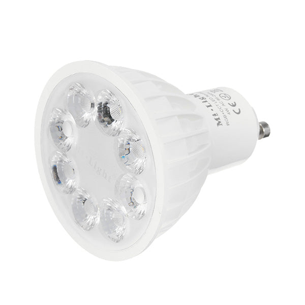 Dimmable GU10 4W Mi Light 2.4G Wireless RGBCCT LED Spotlight Lamp Bulb AC86-265V