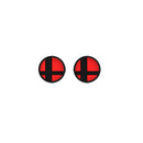 2Pcs Anti-slip Silicone Rocker Button Cap Joystick Cover Cap for Nintendo Switch NS Game Console Red