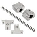 8mm Shaft Optical Linear Rail 300/400/600mm Length  SCS8UU/SK8 Guide Support CNC Set